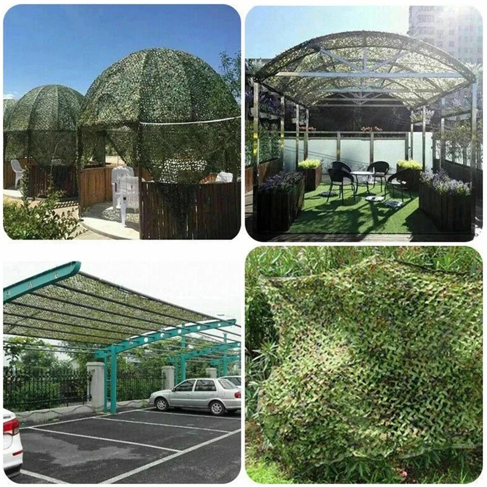 Military camouflage netting Hunting camouflage netting Car tent Camping hiking shade netting White Blue Green Black Jungle