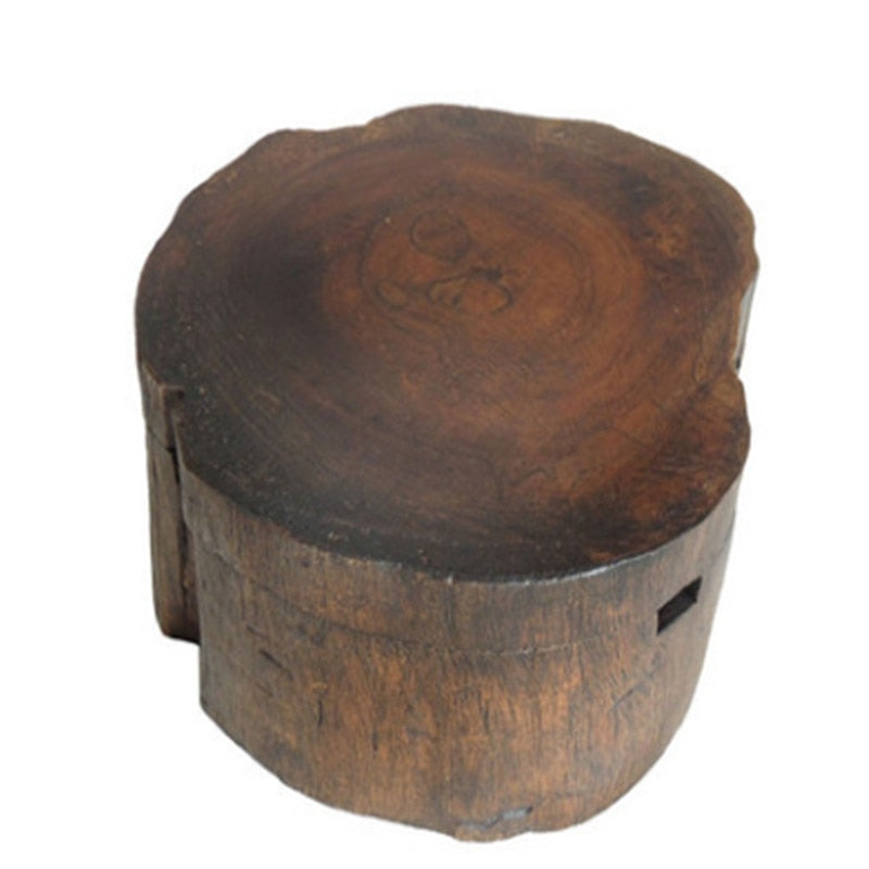 Crative Fashion Hot Selling Wood Color Southeast Asia Features Solid Wood Ashtray Personality Wooden With Lid Ashtray