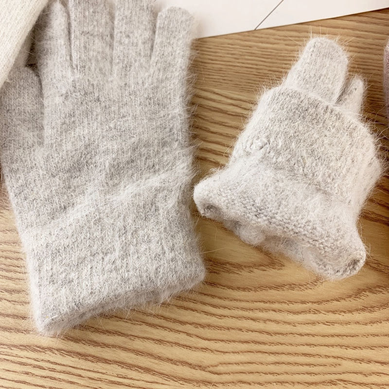 Gloves women's winter  cute plush warm riding gloves women gloves  womens gloves  women winter gloves  winter gloves women