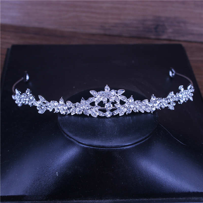 4 Design Pearl Bridal Tiara Crowns For Wedding Bride Women Hair Ornaments Head Decorations Rhinestone Hair Jewelry Accessories