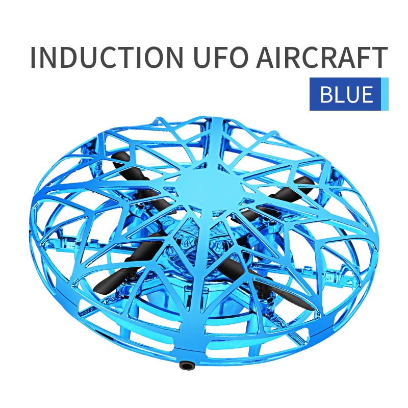 ZK20 LED Flying Spinner  Mini Drone Fingertip Spinner Upgrade Parent-child Flying Gyro Aircraft Fun Interactive Toy Gift