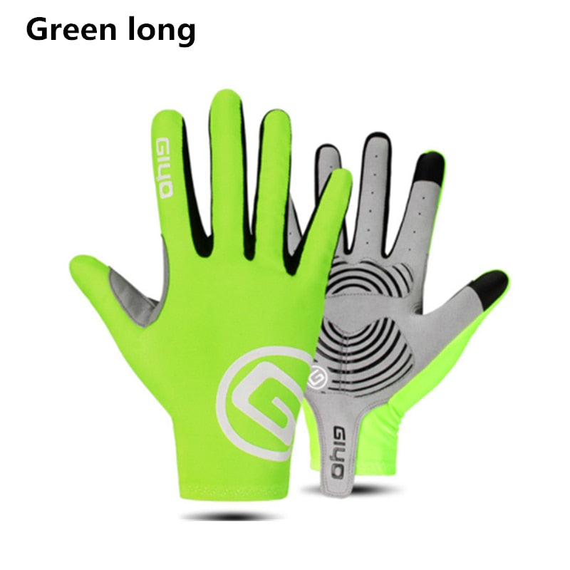 GIYO Touch Screen Long Full Fingers Half Fingers Gel Sports Cycling Gloves MTB Road Bike Riding Racing Women Men Bicycle Gloves