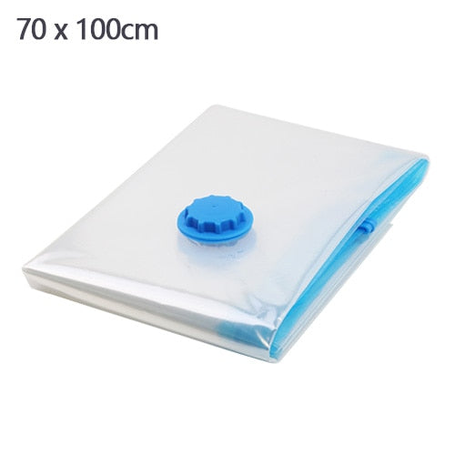 Vacuum Bag Storage Bag Home Organizer Transparent Border Foldable Clothes Organizer Seal Compressed Travel Saving Bag Package