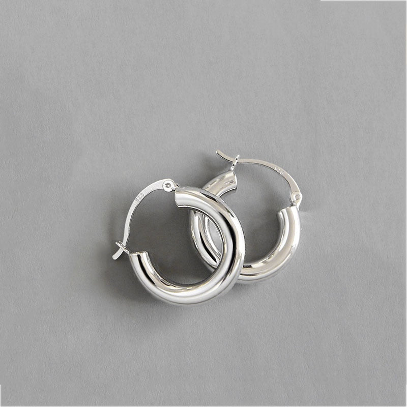 XIYANIKE Minimalist Silver Color  Stud Earrings for Women Couples Jewelry Trendy Elegant Party Accessories Prevent Allergy