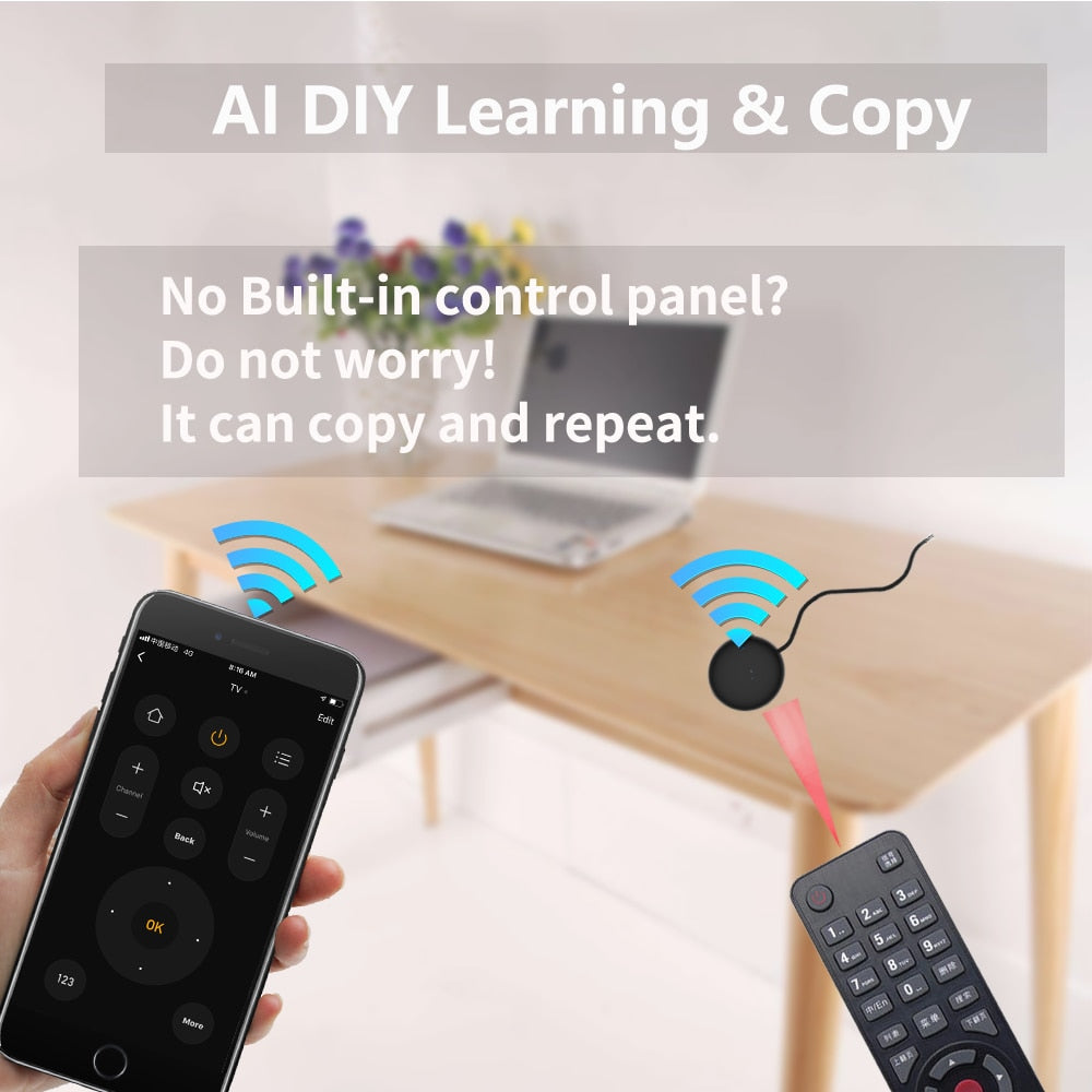 Tuya WiFi  IR Remote Control for Smart Home for TV Air Condition works with Alexa Google Home Yandex Alice