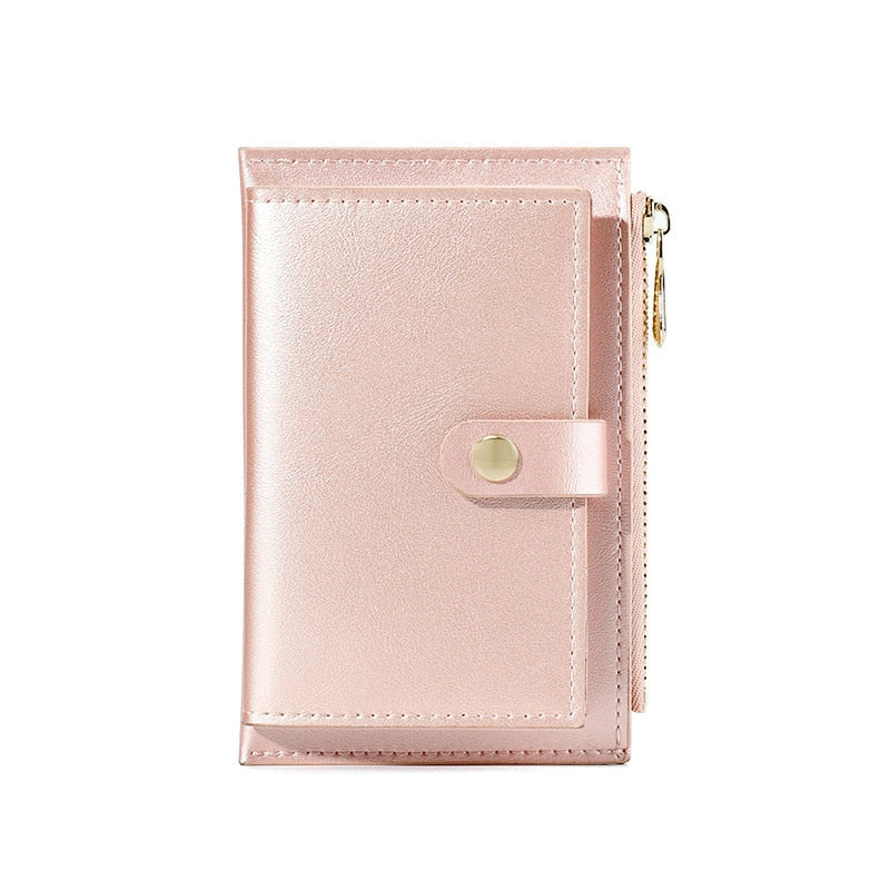 Brand Design Card Holder Women Soft Leather Money Bag Small Card Wallets Female Organzier Mini Credit Card Case Zipper Coin Bags