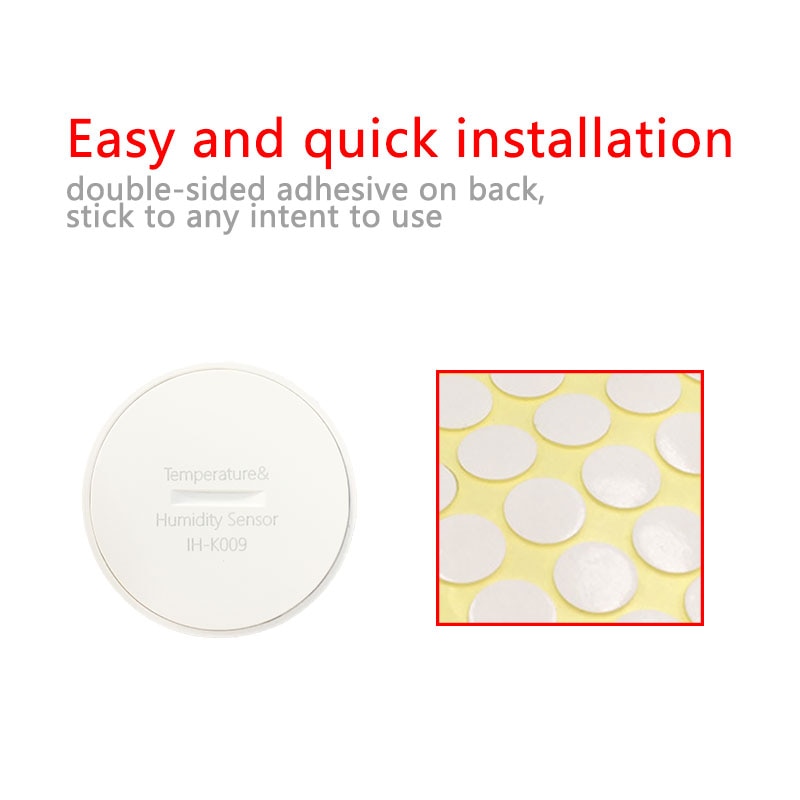 Tuya ZigBee Temperature And Humidity Sensor Work With Alexa Google Home Smart Home Smart Life/Tuya Smart App Control