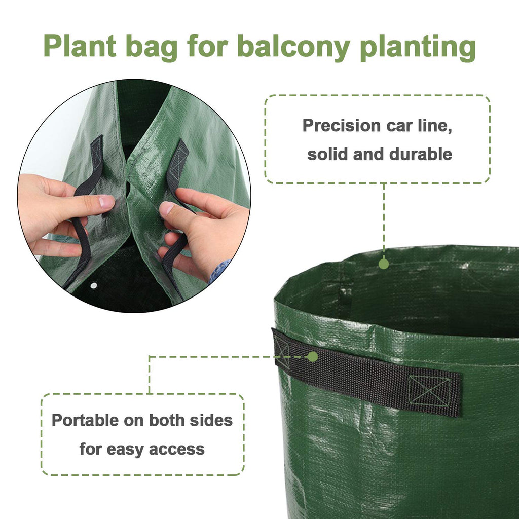 Potato Cultivation Planting Woven Fabric Bags Garden Pots Planters Vegetable Planting Bags Grow Bag Farm Home Garden Tool D30