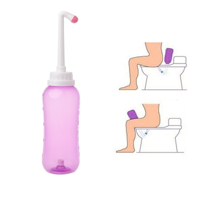 New 500ml Portable Bidet Sprayer Personal Cleaner Hygiene Bottle Spray Washing