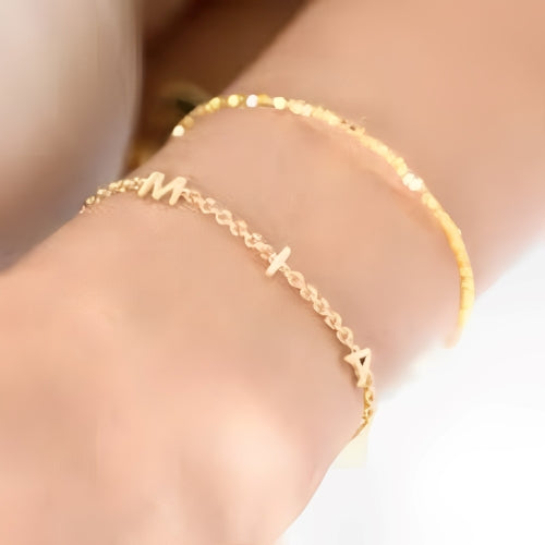 Jewelry Beautiful Essentials Customized Gold Bracelet