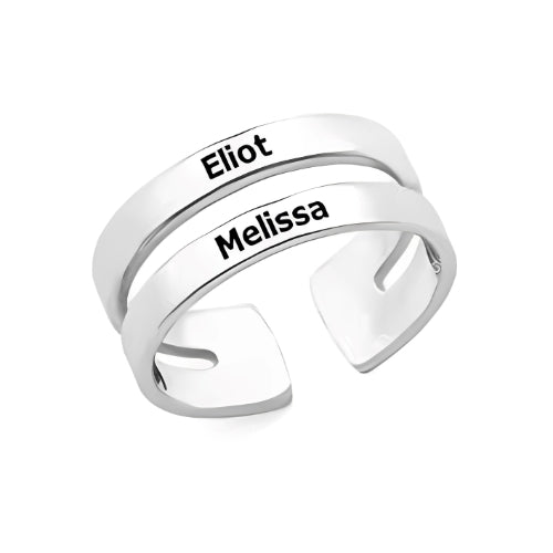 Men-Silver-Double-Customized -2 Names-Personalised-Name-Men-Ring