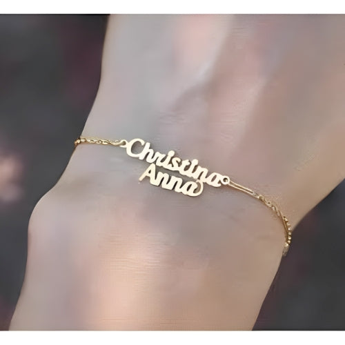 Name Customized Bracelets Gold