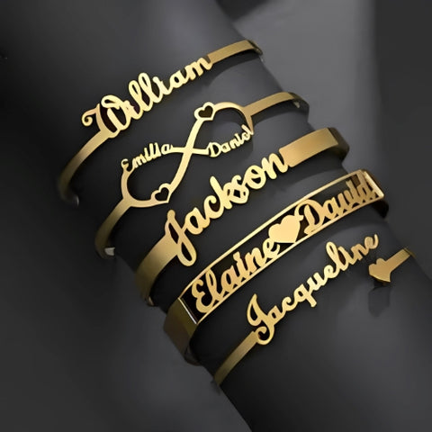 Name Gold Bracelet   Personalized Jewelry Gift, Custom Name Bracelet