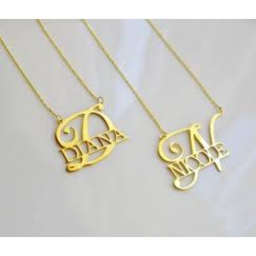 Name & Letter Customized design Various Font customized   Personalized Pendant.