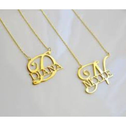 Name & Letter Customized design Various Font customized   Personalized Pendant.