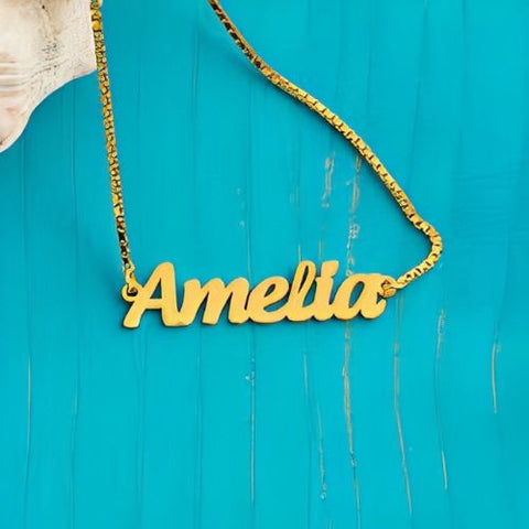 Personalized Jewelry name necklace , Personalized  pendant.