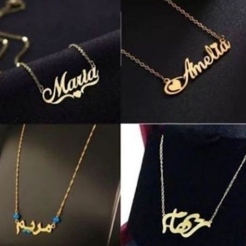 Personalized name Necklacesa dn Pendnats for special person and Gift. Various Csutomized name designs.