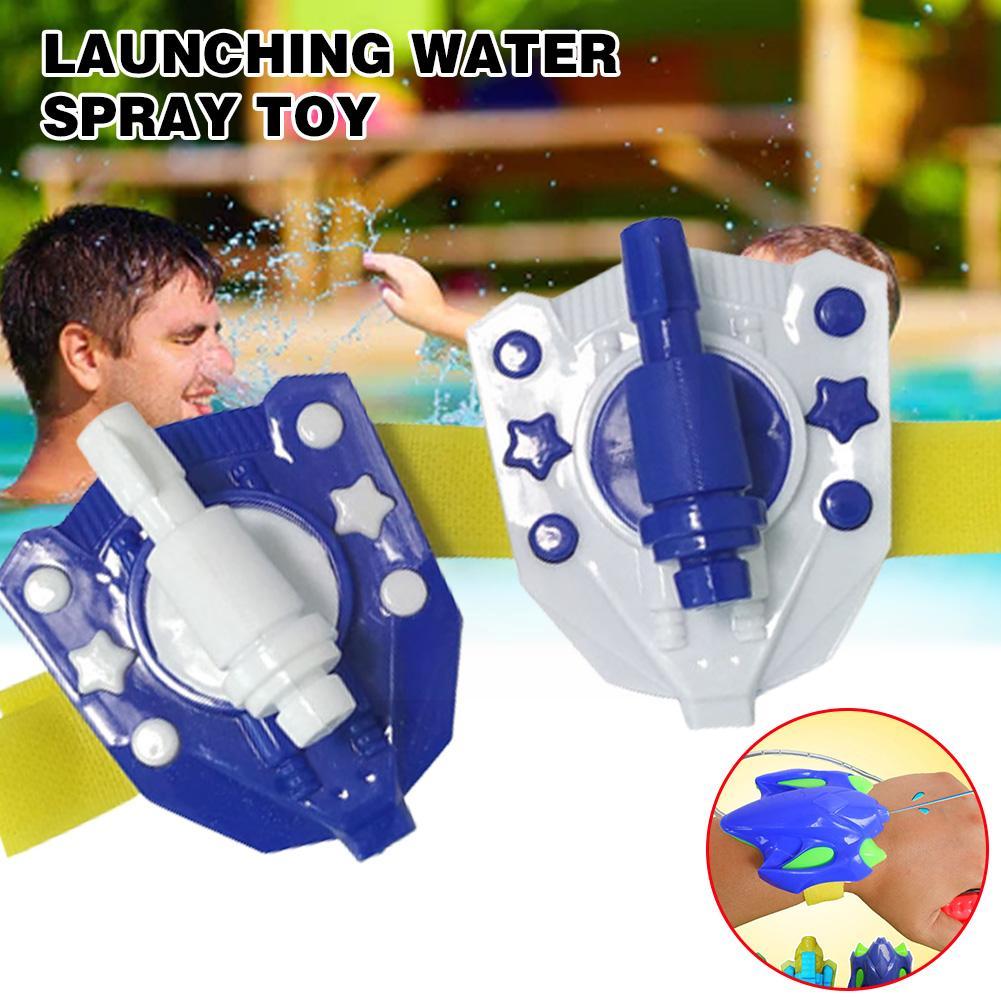 Wrist-style Water Toys Summer Children's Beach Mini Hand-held Water Interaction Parent-child Water Gun Toys F0e5