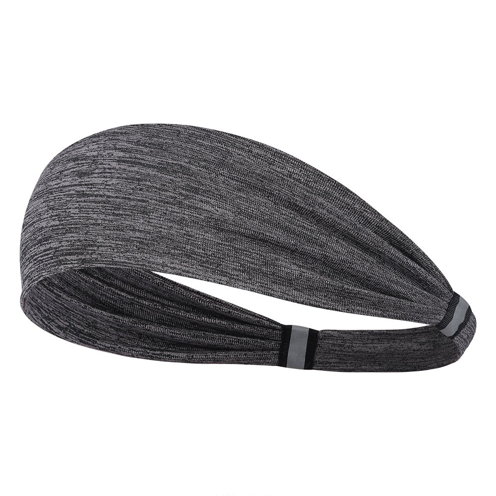 Sports Headband Running Fitness Sweatband Elastic Absorbent Sweat Cycling Jog Tennis Yoga Gym Head Band Hair Bandage Men Women