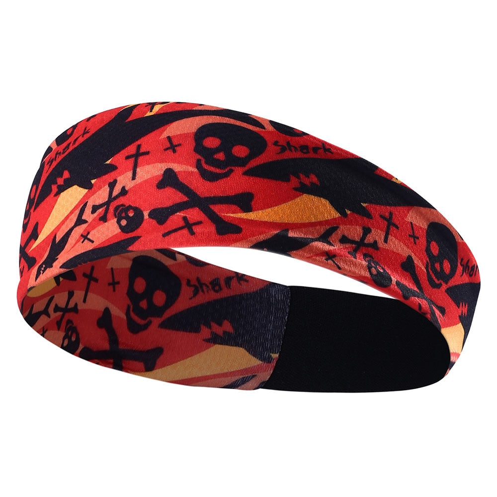 Sport Headbands Bike Cycling Running Sweatband Fitness Jogging Tennis Yoga Gym Headscarf Head Sweat Hair Band Bandage Men/ Unisex