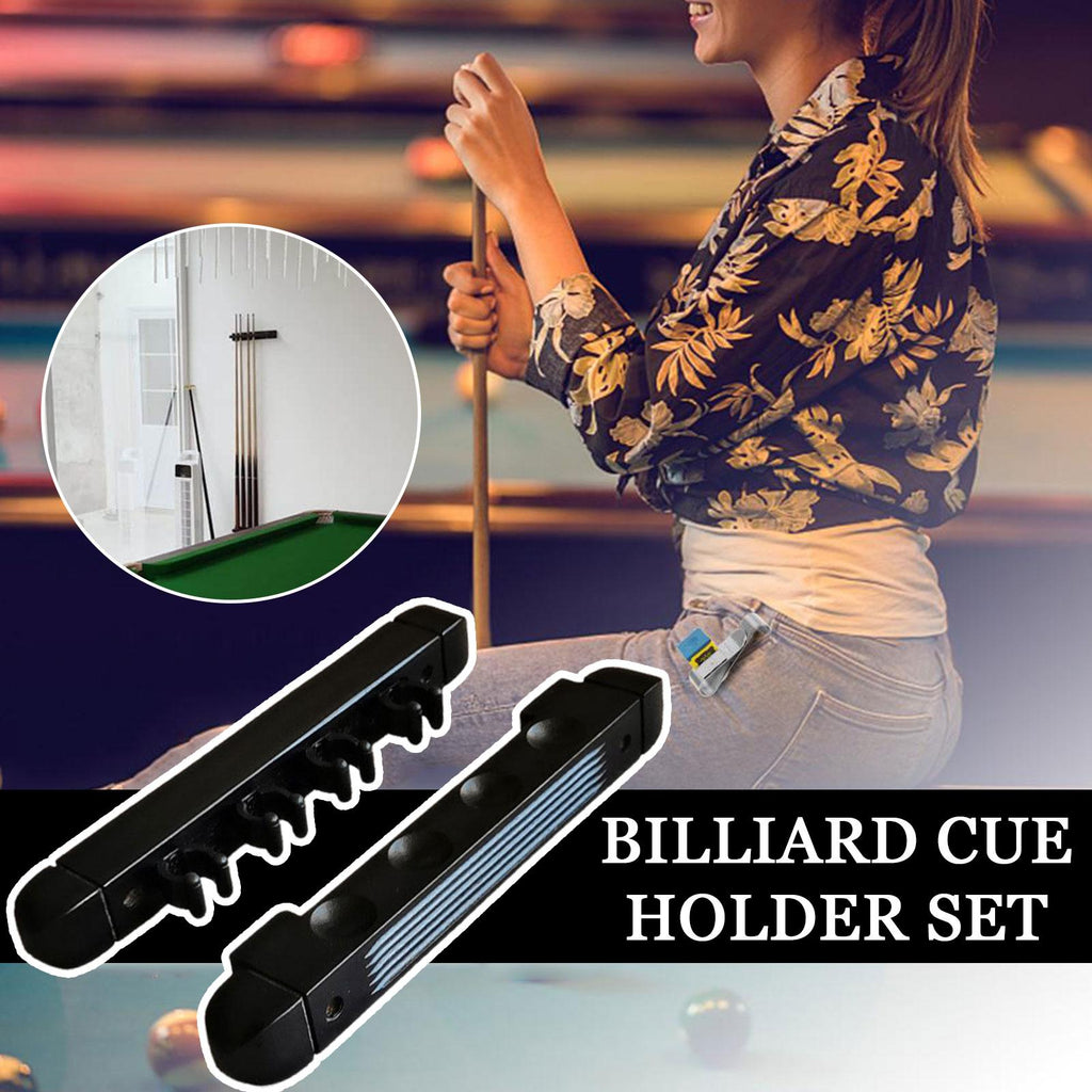 Billiard Pool Snooker Table Wall Mount Hanging Professional 6 Cue Sticks Wood Rack Holder Billiards Snooker Accessories
