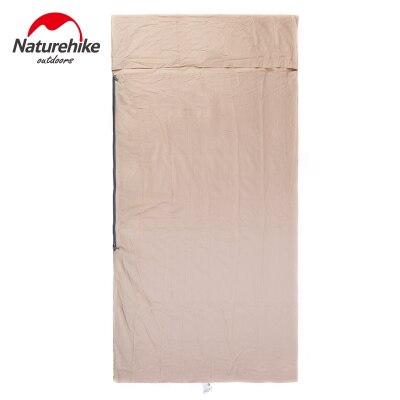 Naturehike Single Double Sleeping Bag Liner Envelope Ultra-light Portable Cotton Sleeping Bag Liner For Outdoor Camping