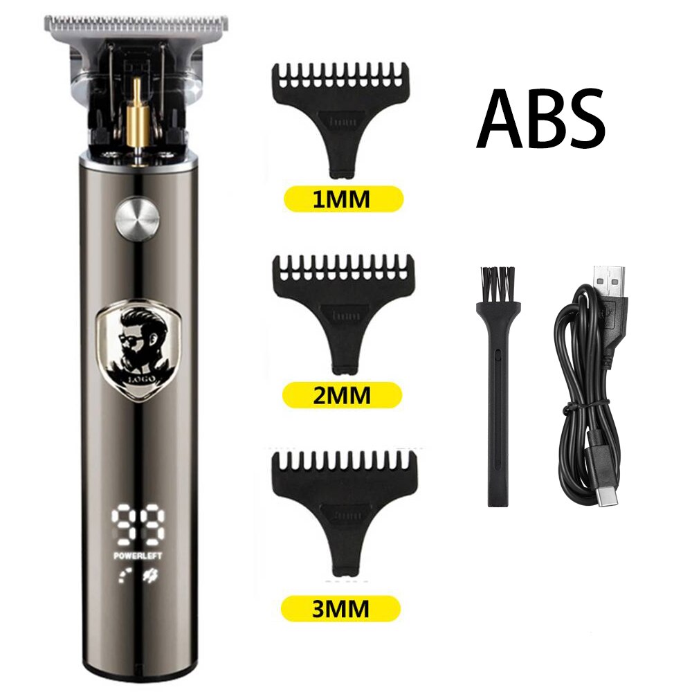 Hair Clipper Professional Cutter High Power Vintage T9 USB Hair Cutting Machine Trimmer for Men Cordless Beard Trimmer Barber