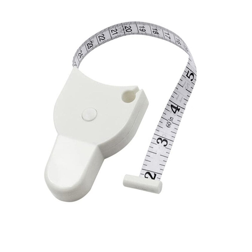 Self Retracting Triple Circumference Ruler Automatic Telescopic Tape Measure 60 inch Sewing Ruler Waist Body Measuring Ruler