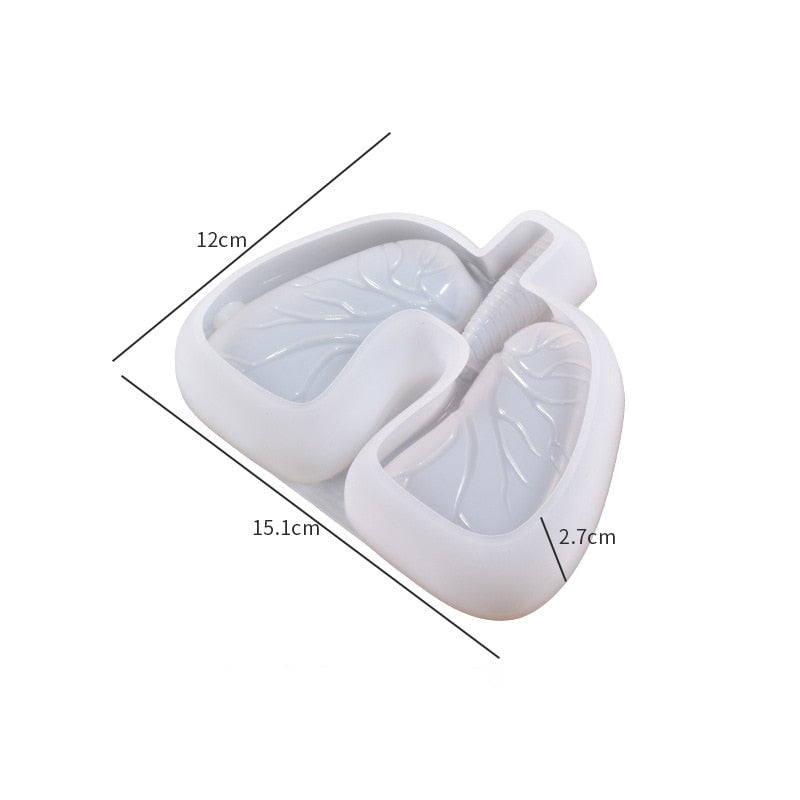 Silicone Mold Ashtray Resin Mold Heart Square Mold For DIY Resin UV Crystal Epoxy Crafts Crystal Ashtray Home Decoration