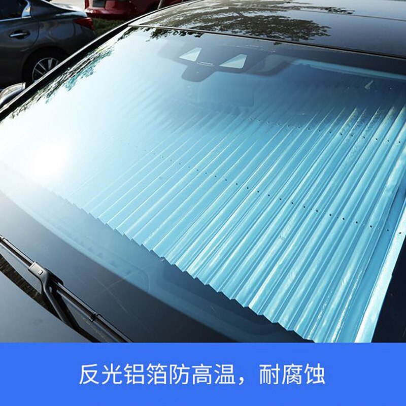 Car Windshield Sun Shade Automatic Extension Car Cover Window Sunshade UV Sun Visor Protector Curtain Car Maintenance Accessory