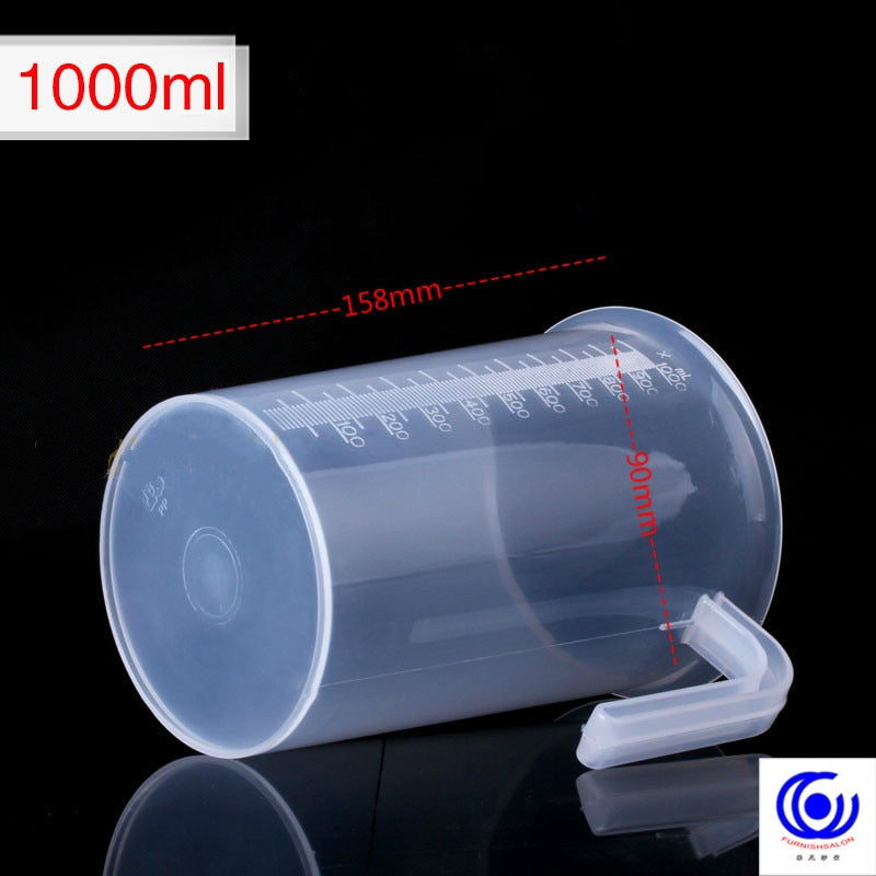 new 100/250/500/1000/2000/3500/5000ml thickened plastic measuring transparent scale cup food grade beaker kitchen milk tea