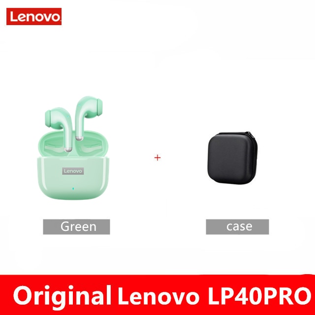 Lenovo lp40 pro /LP40 Bluetooth Earphone 5.0 Immersive Sound  TWS With Microphone Touch Control For Long Standby Time Motion