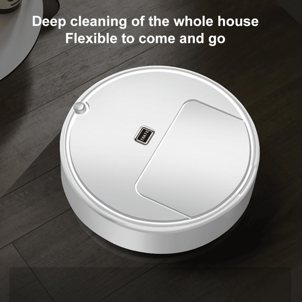 Automatic Robot Vacuum Cleaner Smart Wireless Sweeping Wet And Dry Ultra-thin Cleaning Machine Mopping Household Appliance