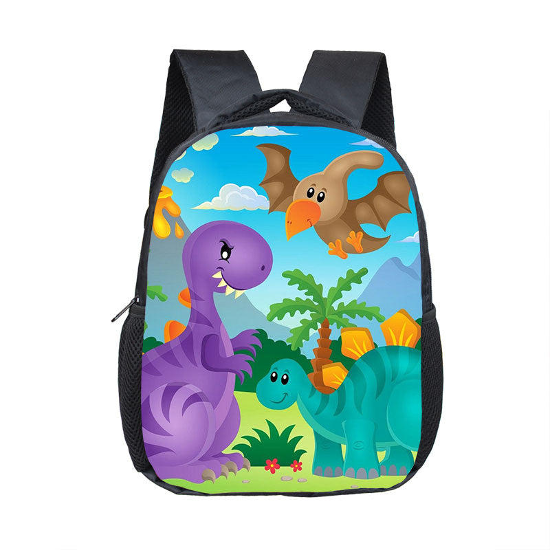 12 Inch Animals Dinosaur Backpacks Dinos Children School Bags Baby Toddler Bag Boys Backpack for Kids Kindergarten Bags Gift