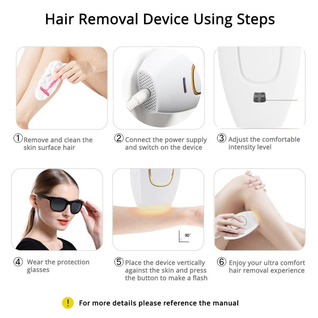 Hair Removal IPL Epilator for Women 500000 Flashes Epilator Hair Removal Device Shaving Machine Facial Epilator Women's Shaver