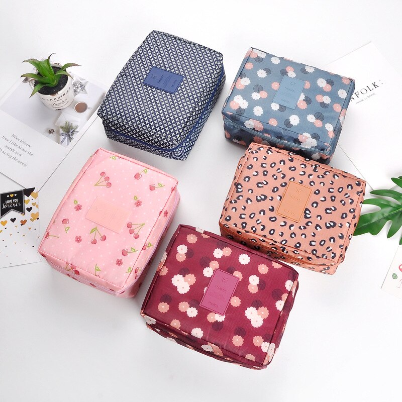 Women&#39;s Travel Organization Beauty Cosmetic Make up Storage Cute Lady Wash Bags Handbag Pouch Accessories Supplies item Products