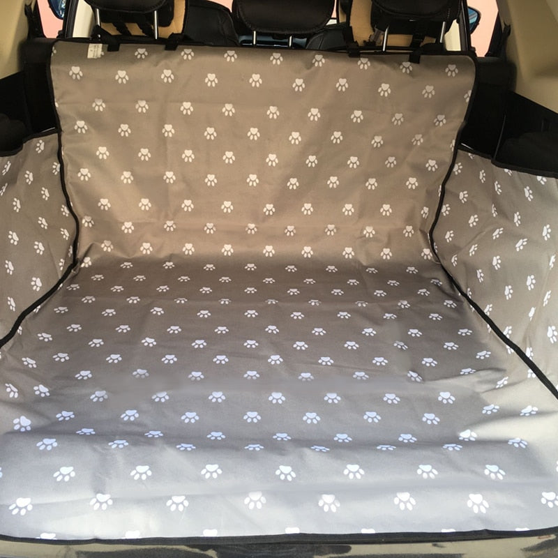 CAWAYI KENNEL-Protector de asiento de coche para mascotas, alfombrilla para maletero, funda protectora para transporte de gatos y perros, soporte para coche