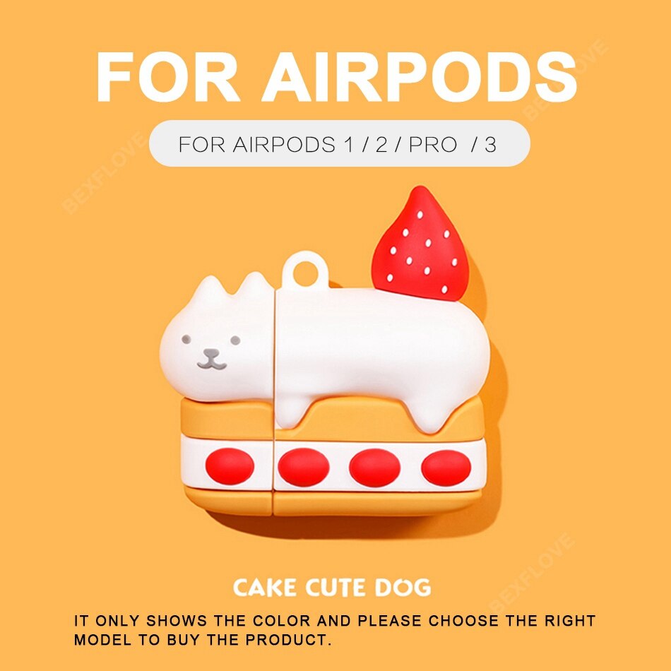 3D Hearphone Case For Airpods 2 3 Pro 1 Case Silicone Cute Earphone Cover for Apple Air Pods Pro 2 3 1 Earpods Case Charging BOX