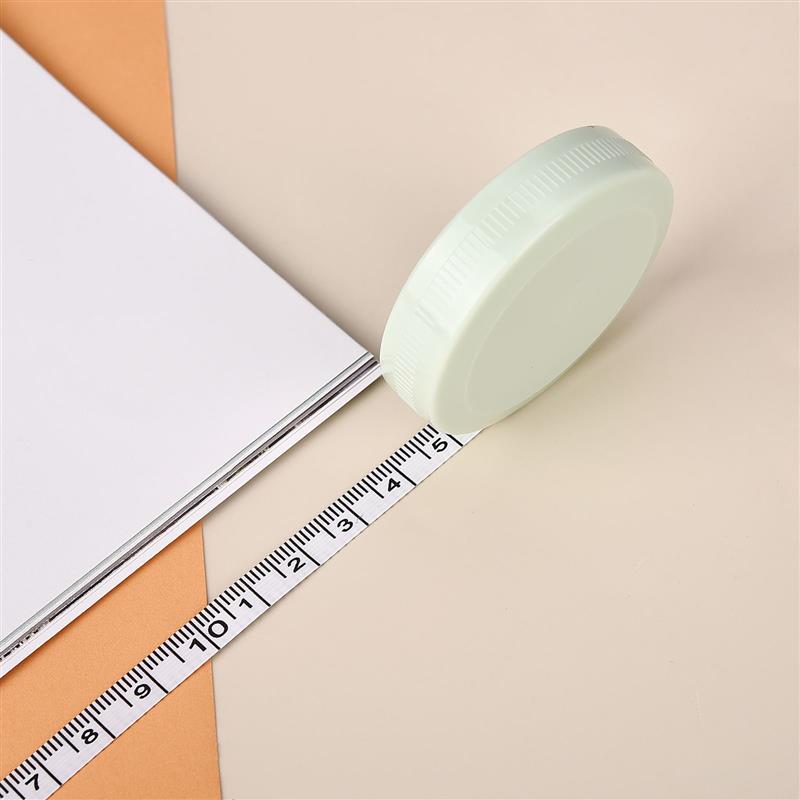 1.5/2m Soft Tape Measure Double Scale Automatic Telescopic Ruler Sewing Tailor Craft Rule Body Clothes Measuring Measuring Tools