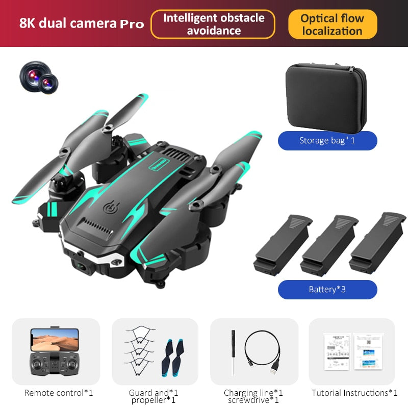 Lenove G6Pro Drone 8K 5G GPS Professional HD Aerial Photography Dual-Camera Omnidirectional Obstacle Avoidance Quadrotor 7000M