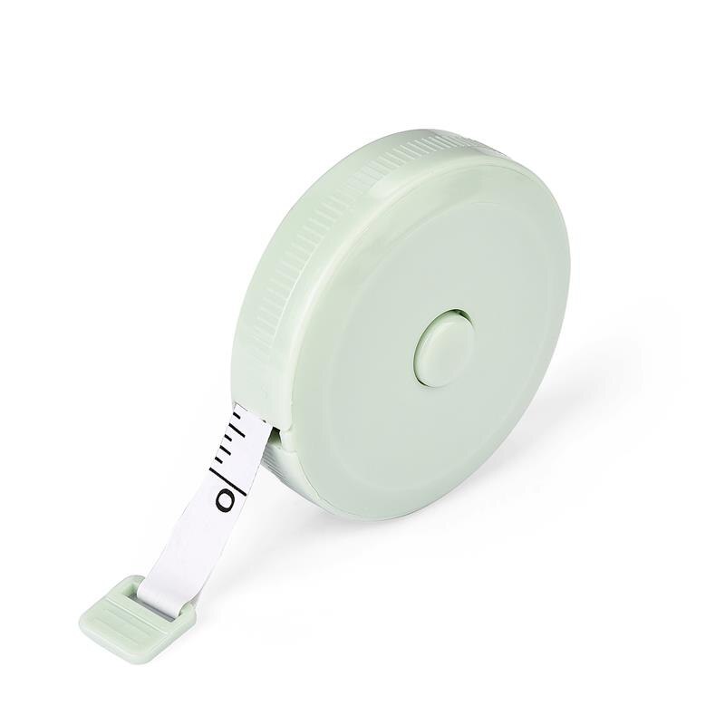 1.5/2m Mini Soft Tape Measure Double Scale Automatic Telescopic Ruler Sewing Tailor Craft Rule Body Clothes Measuring