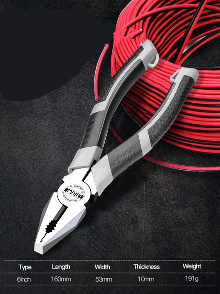 AIRAJ Multifunctional Universal Diagonal Pliers Needle Nose Pliers Hardware Tools Universal Wire Cutters Electrician Wire Pliers