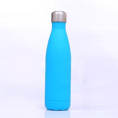 1000ML Double Wall 304 Stainless Steel Thermal Flask Fashion Vacuum Thermos Outdoor Portable Sport Thermal Drink Water Bottle
