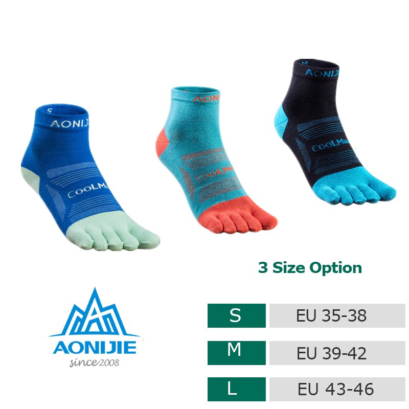 Toe Socks 2020 New CoolSpec Run Lightweight No-show Blister prevention Five Fingers Running Basketball Pilates Yoga Socks Men