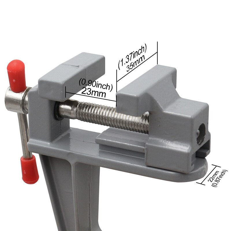 Mini Bench Vise Table Clamp Screw Vise for DIY Craft Mold Fixed Repair Tool Plier Jewelry Electronics Workbench