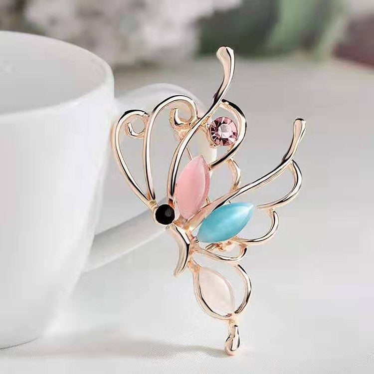 New 2021 Factory Direct Korean-Style Elegant Crystal All-match Brooch Gift Fashion Alloy Accessory Women&#39;s Corsage