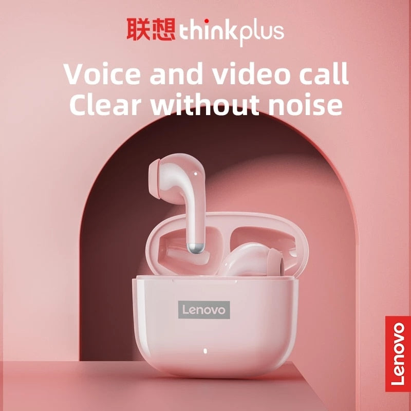 Lenovo lp40 pro /LP40 Bluetooth Earphone 5.0 Immersive Sound  TWS With Microphone Touch Control For Long Standby Time Motion