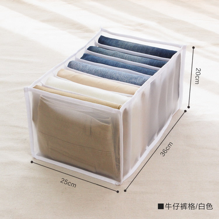 Foldable Drawer Compartment Storage for Socks, Underwear, Bras, Ties, and Baby Clothes with Sock Organizer Drawer Divider