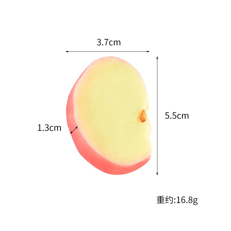 Watermelon/Lemon/Pineapple Fruit Slices Artificial Fruits Fake Fruits for Kitchen Decor Shooting Props Plastic Fruit Photo Model