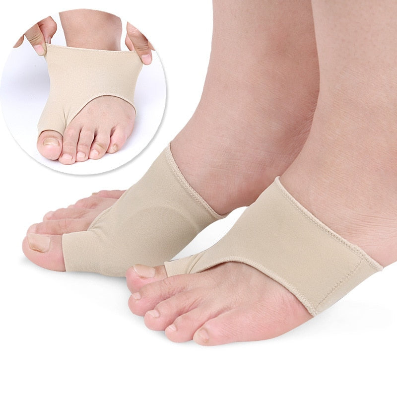 Putimi Fabric Gel Pads for Feet Care Slip Resistant Metatarsal Cushions Pads Silicone Forefoot Pain Support Front Foot Care Tool